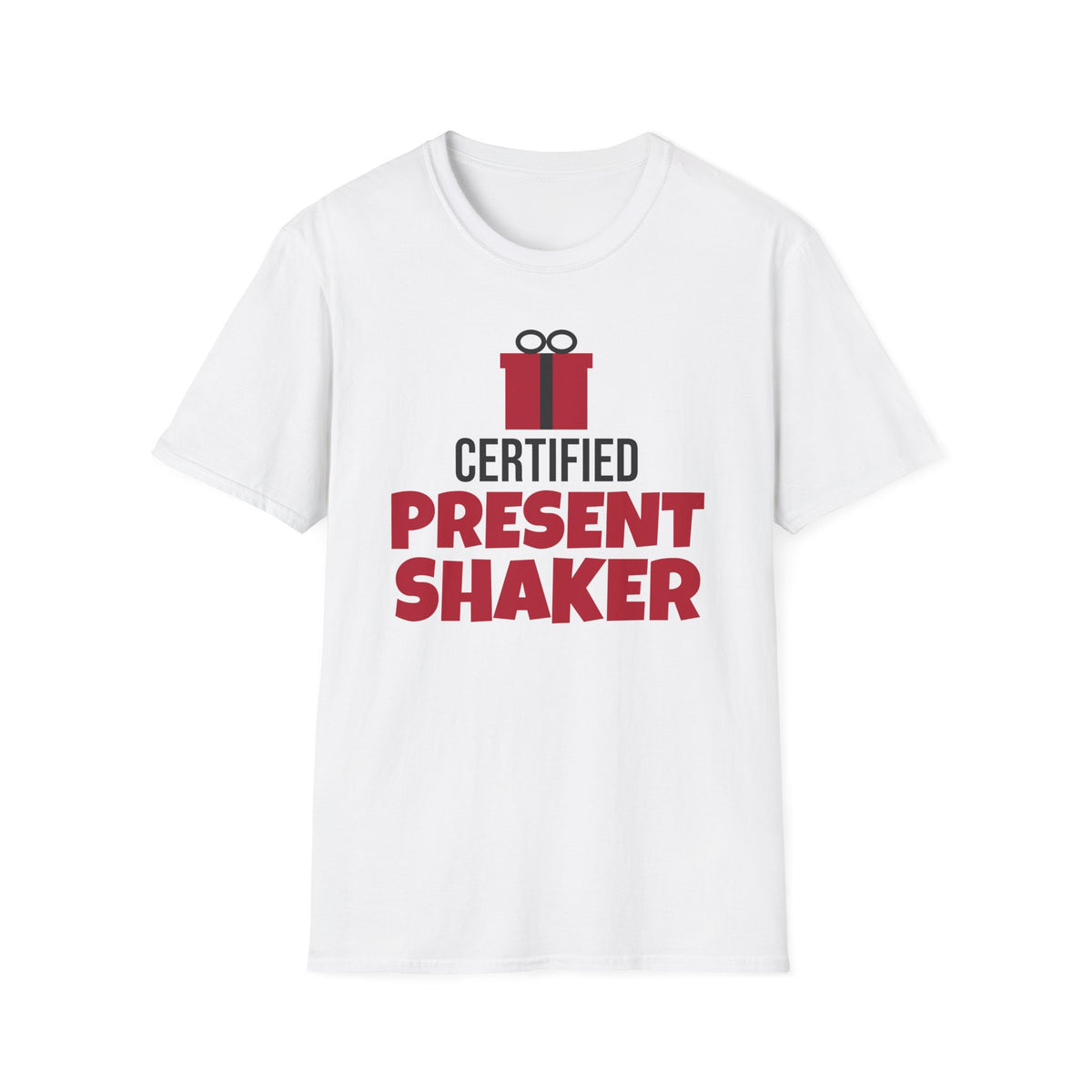 Certified Present Shaker Funny Christmas T-Shirt – Gifted Porch, view 1