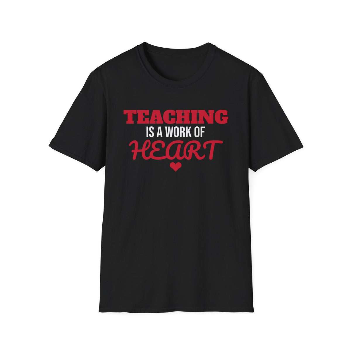 Teaching Is A Work Of Heart Teacher T-Shirt Teacher Appreciation Gift Tee – Gifted Porch