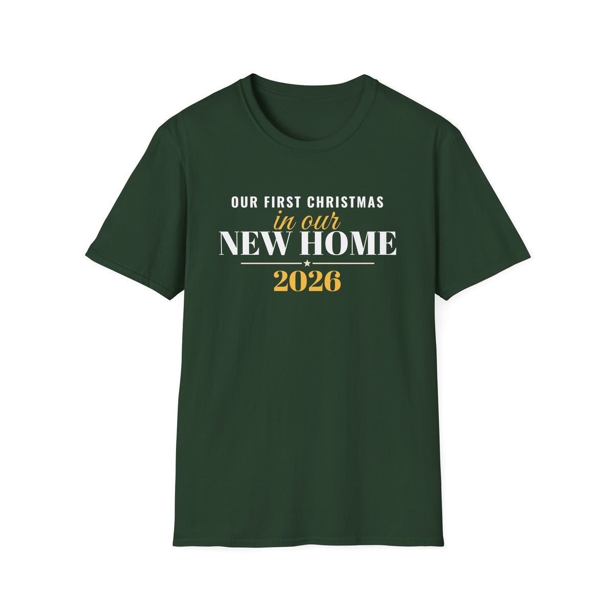 Our First Christmas In Our New Home 2026 T-Shirt – Gifted Porch, view 3