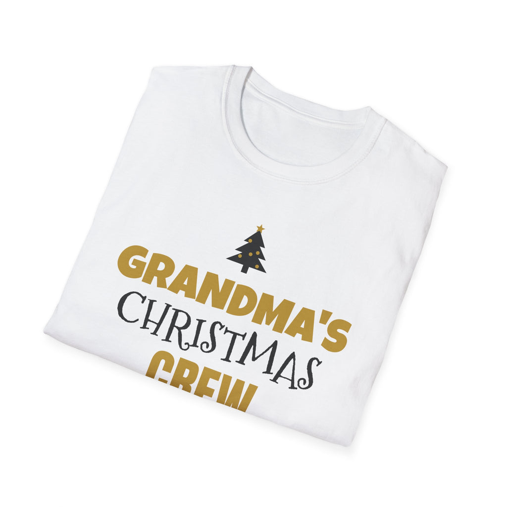 Grandma's Christmas Crew T-Shirt Family Matching Grandkids Holiday Gift Tee – Gifted Porch