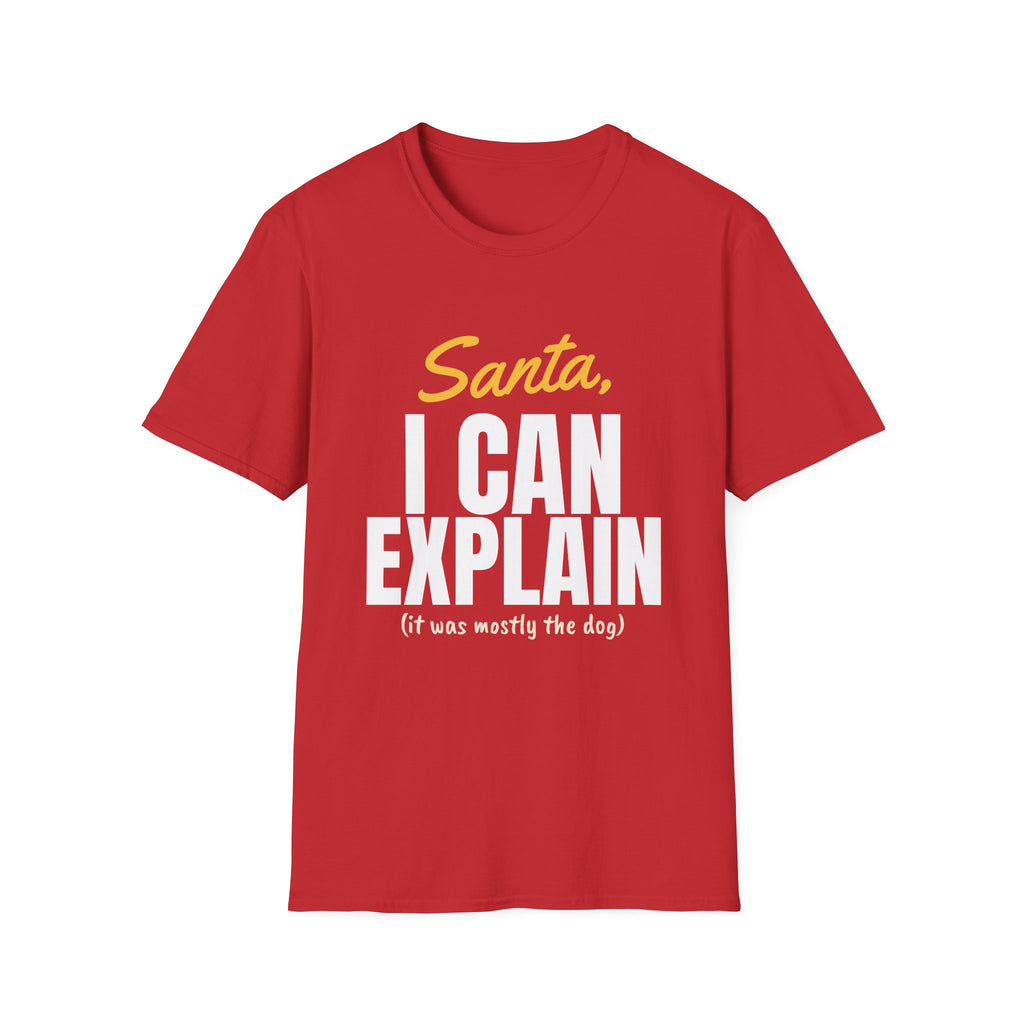 Santa I Can Explain Funny Christmas T-Shirt – Gifted Porch, view 4