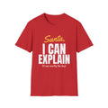 Santa I Can Explain Funny Christmas T-Shirt – Gifted Porch, view 4