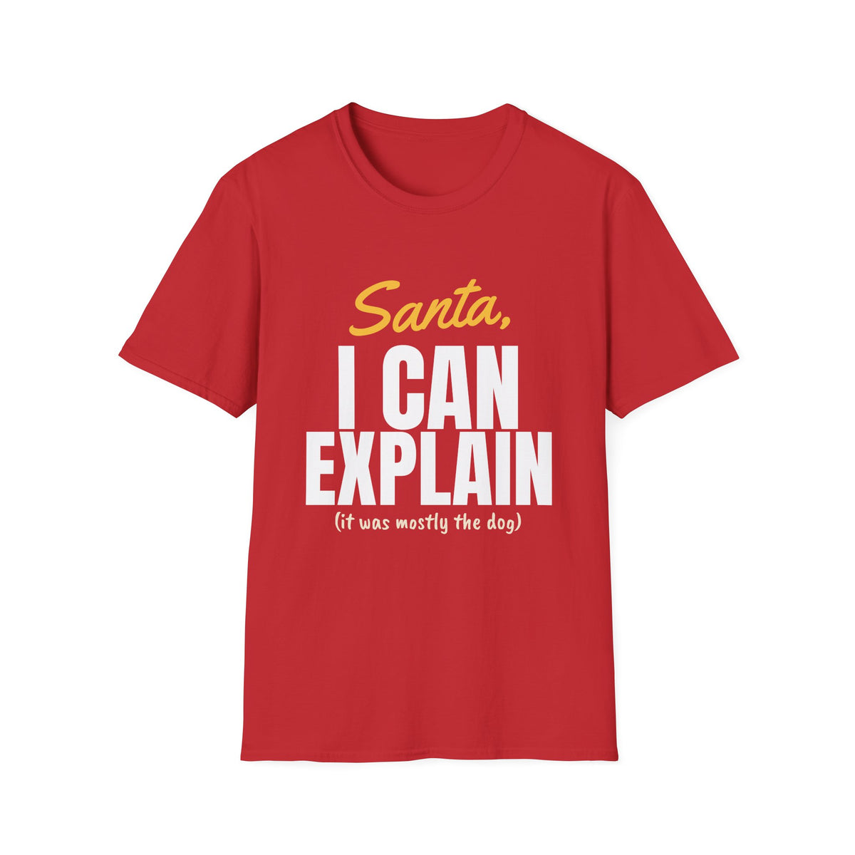 Santa I Can Explain Funny Christmas T-Shirt – Gifted Porch, view 4