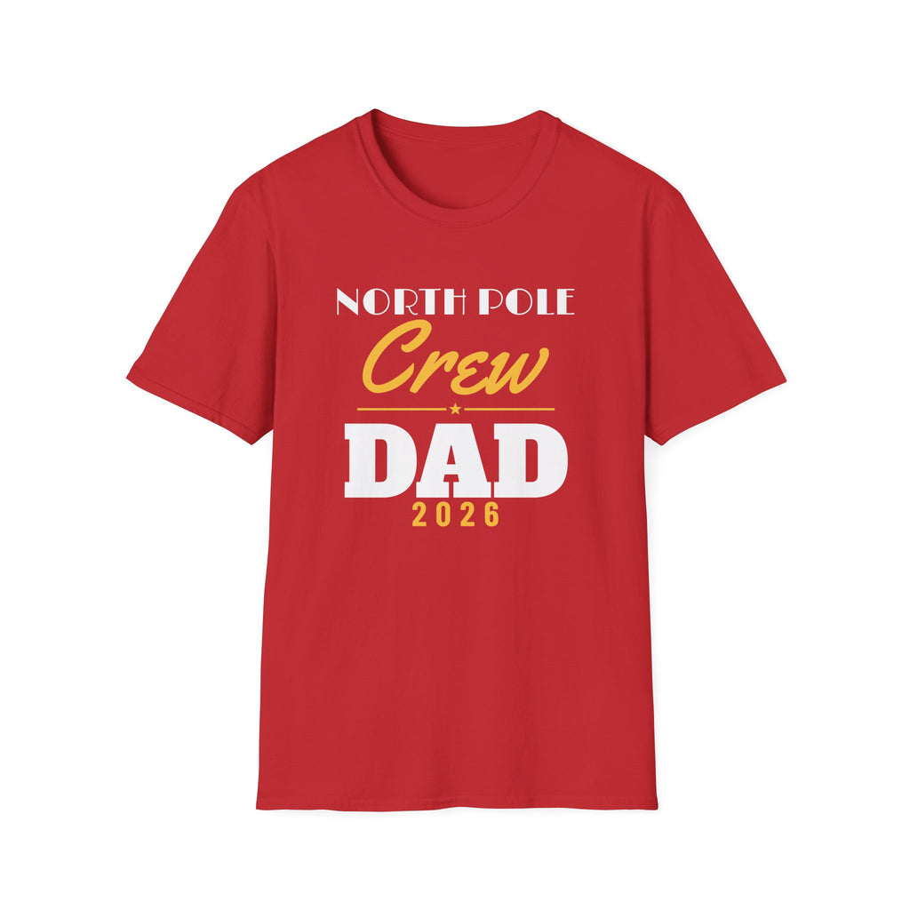 North Pole Crew 2026 Dad Matching Family Christmas T-Shirt – Gifted Porch, view 4
