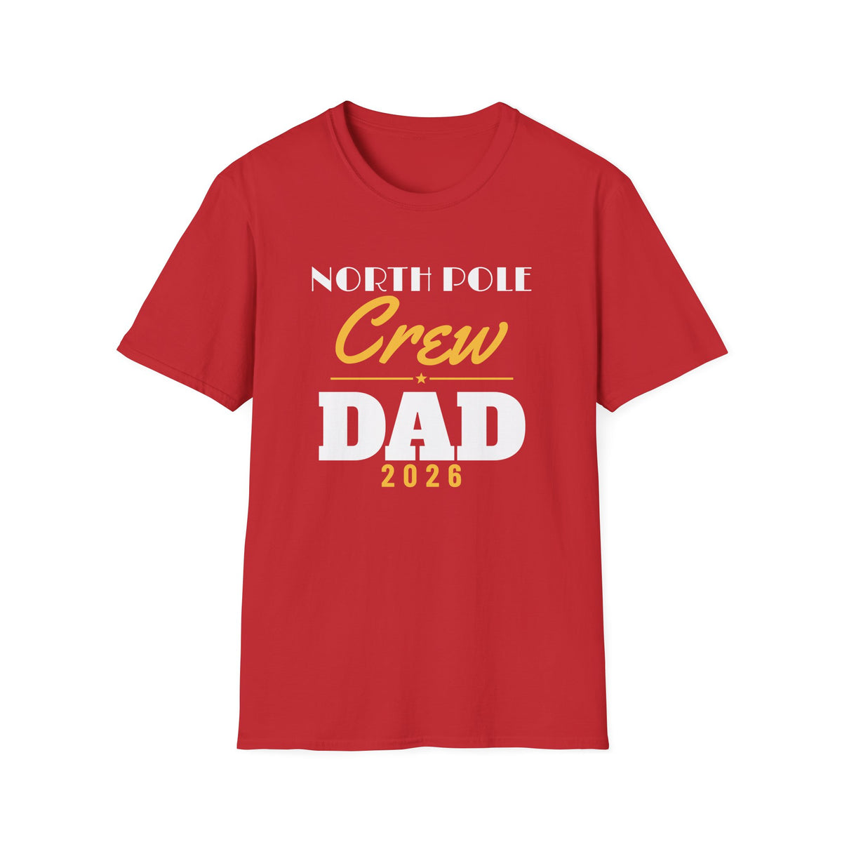 North Pole Crew 2026 Dad Matching Family Christmas T-Shirt – Gifted Porch, view 4
