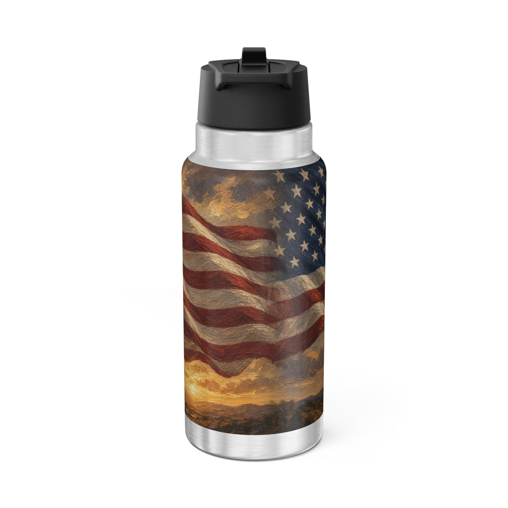 Land of the Free Flag 32oz Tumbler