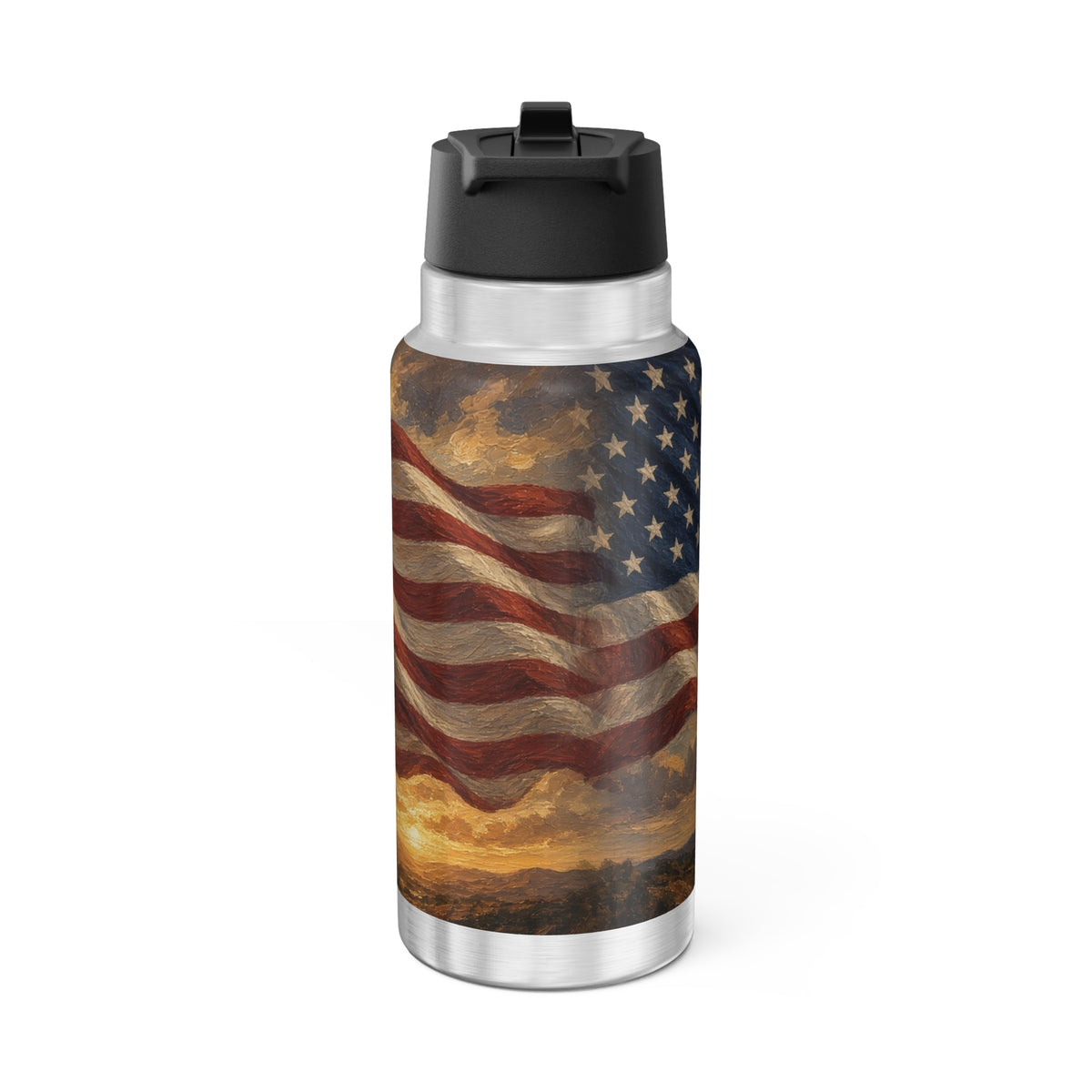Land of the Free Flag 32oz Tumbler