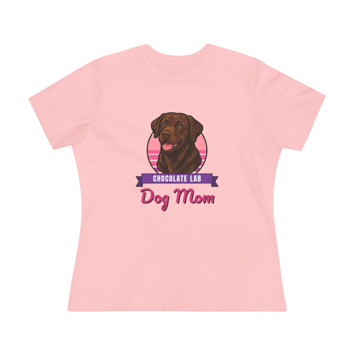 Chocolate Lab Dog Mom Women's Tee