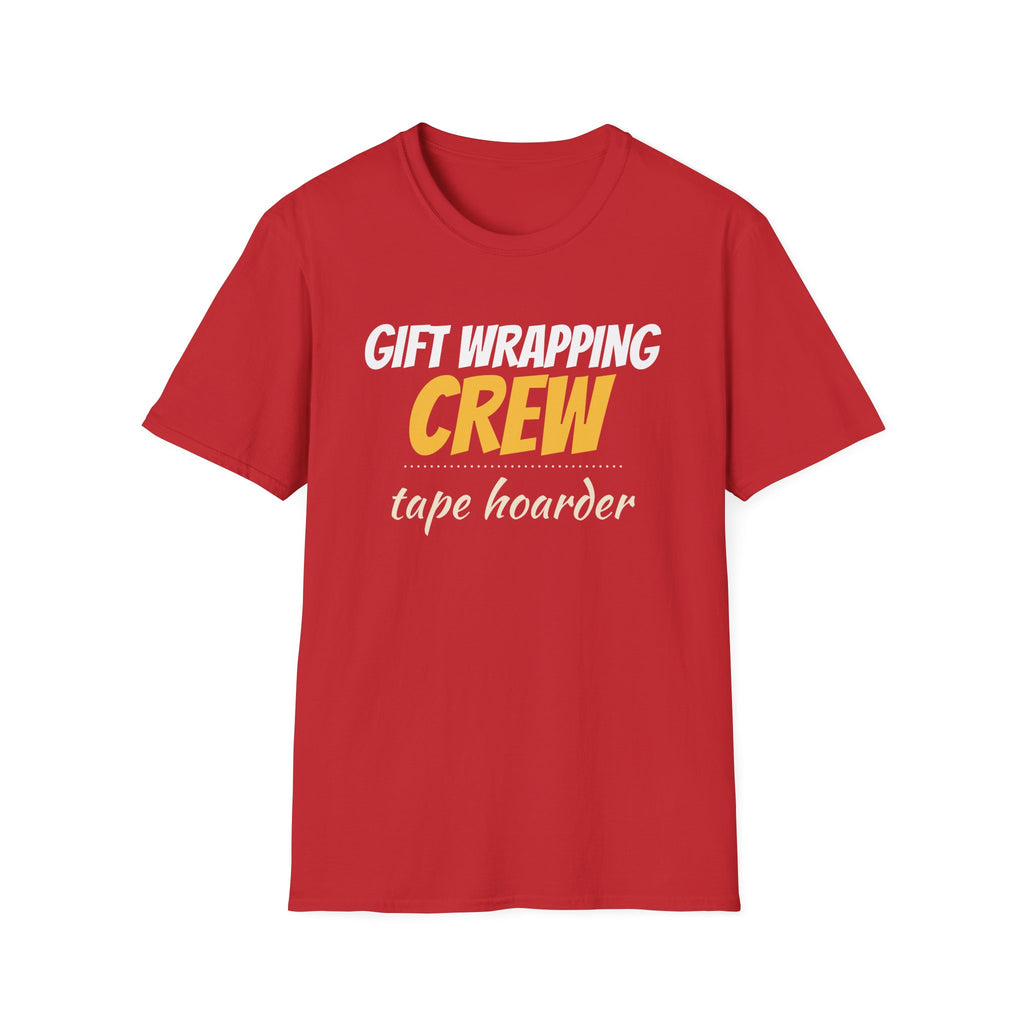 Gift Wrapping Crew Tape Hoarder Matching Christmas T-Shirt – Gifted Porch, view 4