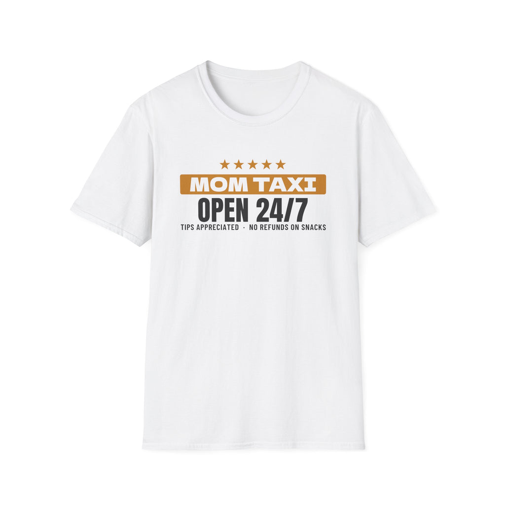 Mom Taxi Open 24/7 Funny Mom T-Shirt – Gifted Porch, view 1