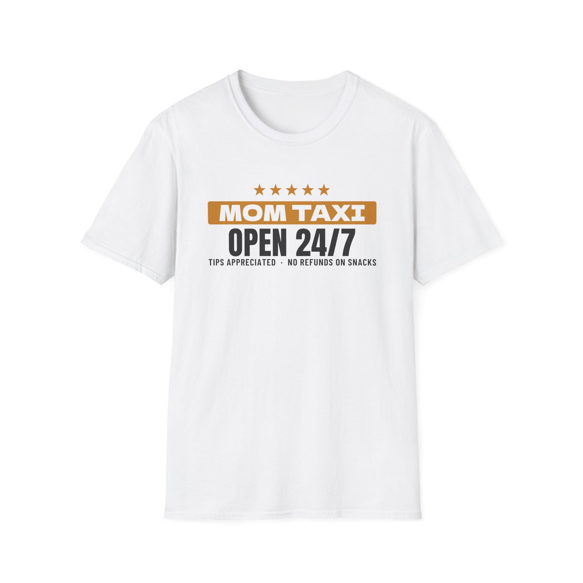 Mom Taxi Open 24/7 Funny Mom T-Shirt – Gifted Porch, view 1