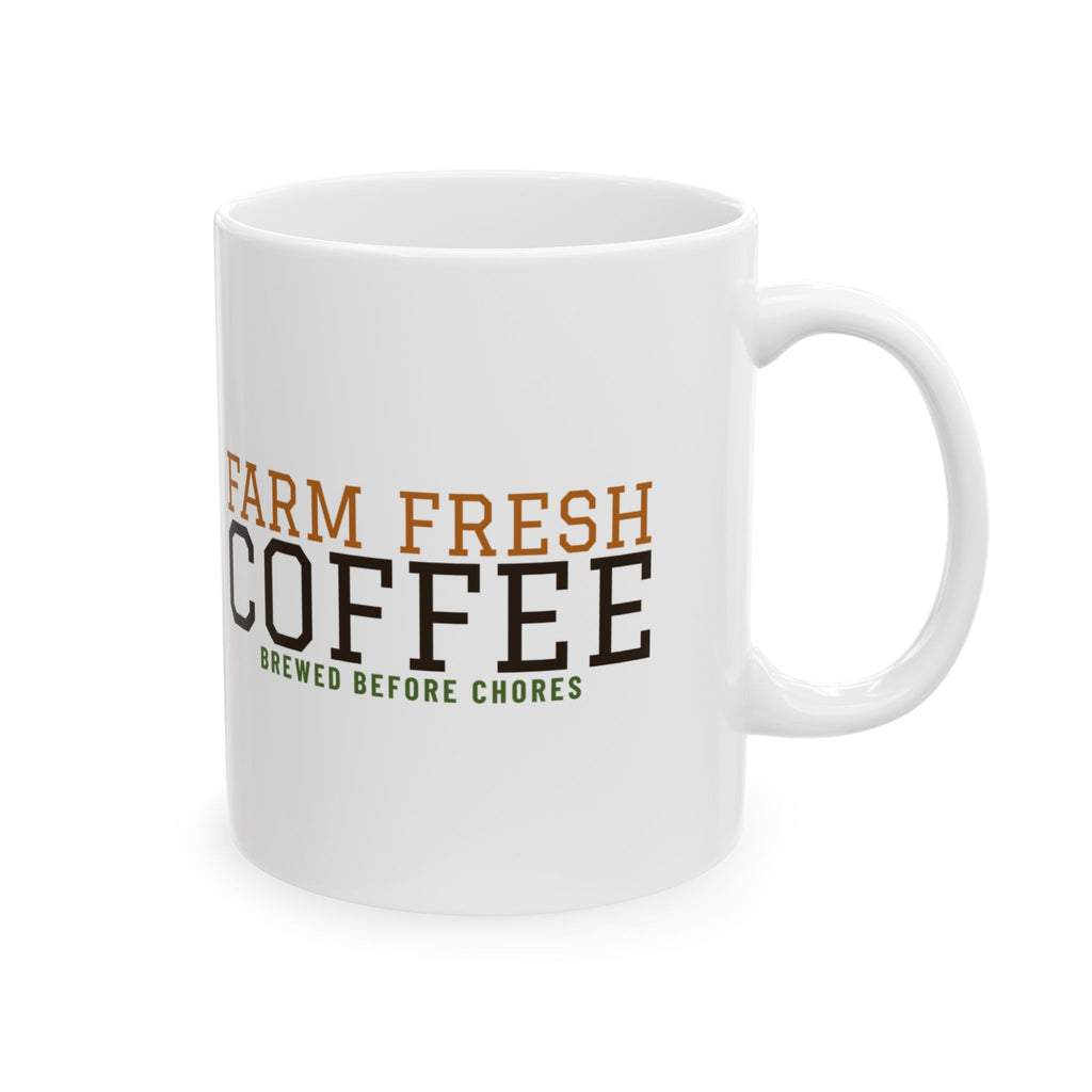 Farm Fresh Coffee Farmhouse Mug Country Kitchen Gift – Gifted Porch, view 5