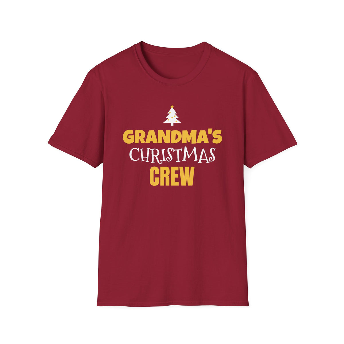 Grandma's Christmas Crew T-Shirt Family Matching Grandkids Holiday Gift Tee – Gifted Porch