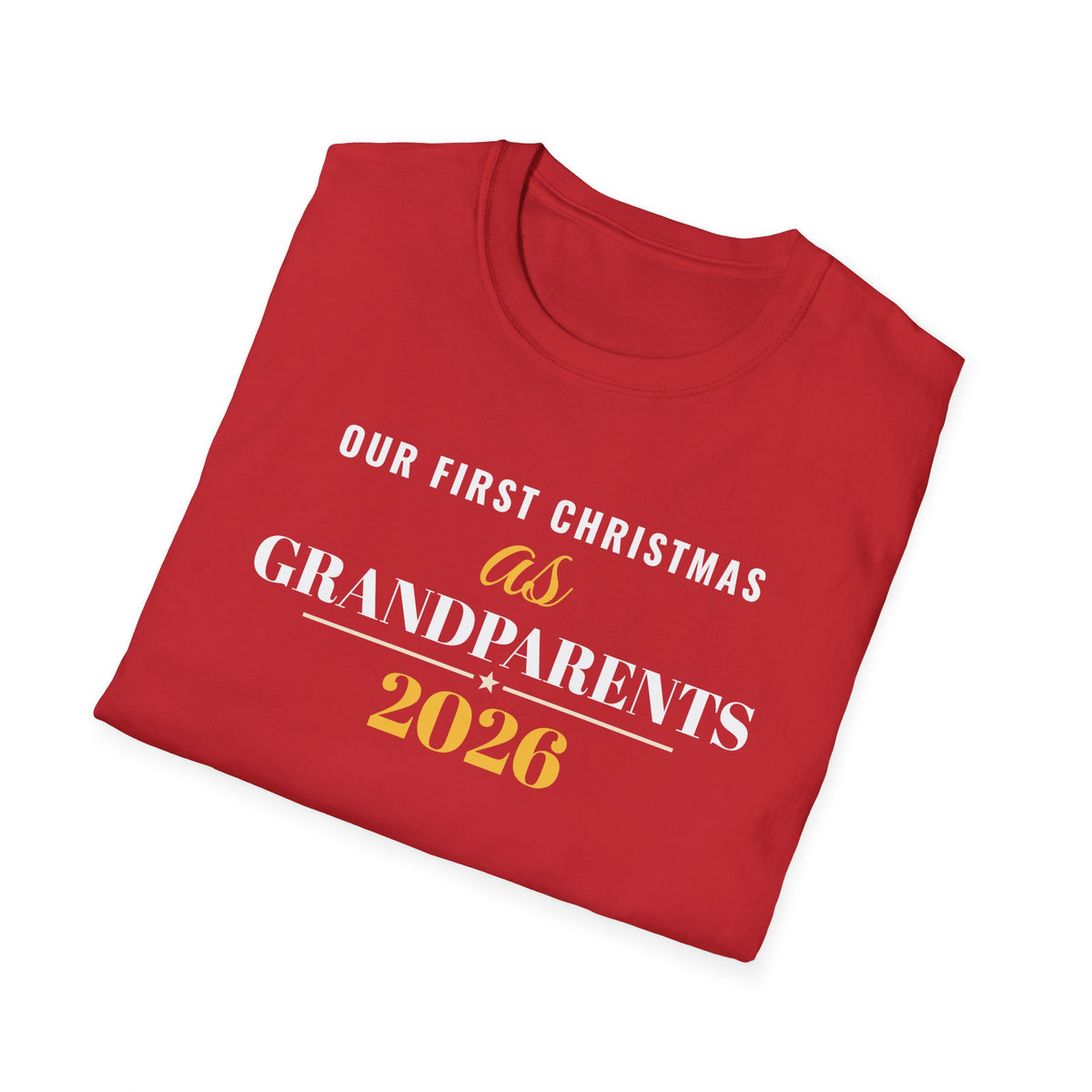 Our First Christmas As Grandparents 2026 T-Shirt – Gifted Porch, view 16