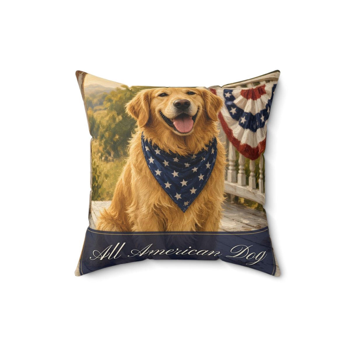 All American Dog Pillow