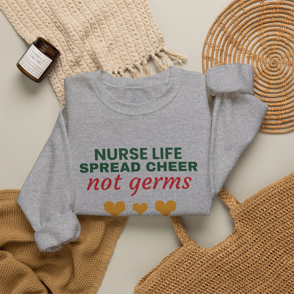 Spread Cheer Not Germs Christmas Sweatshirt