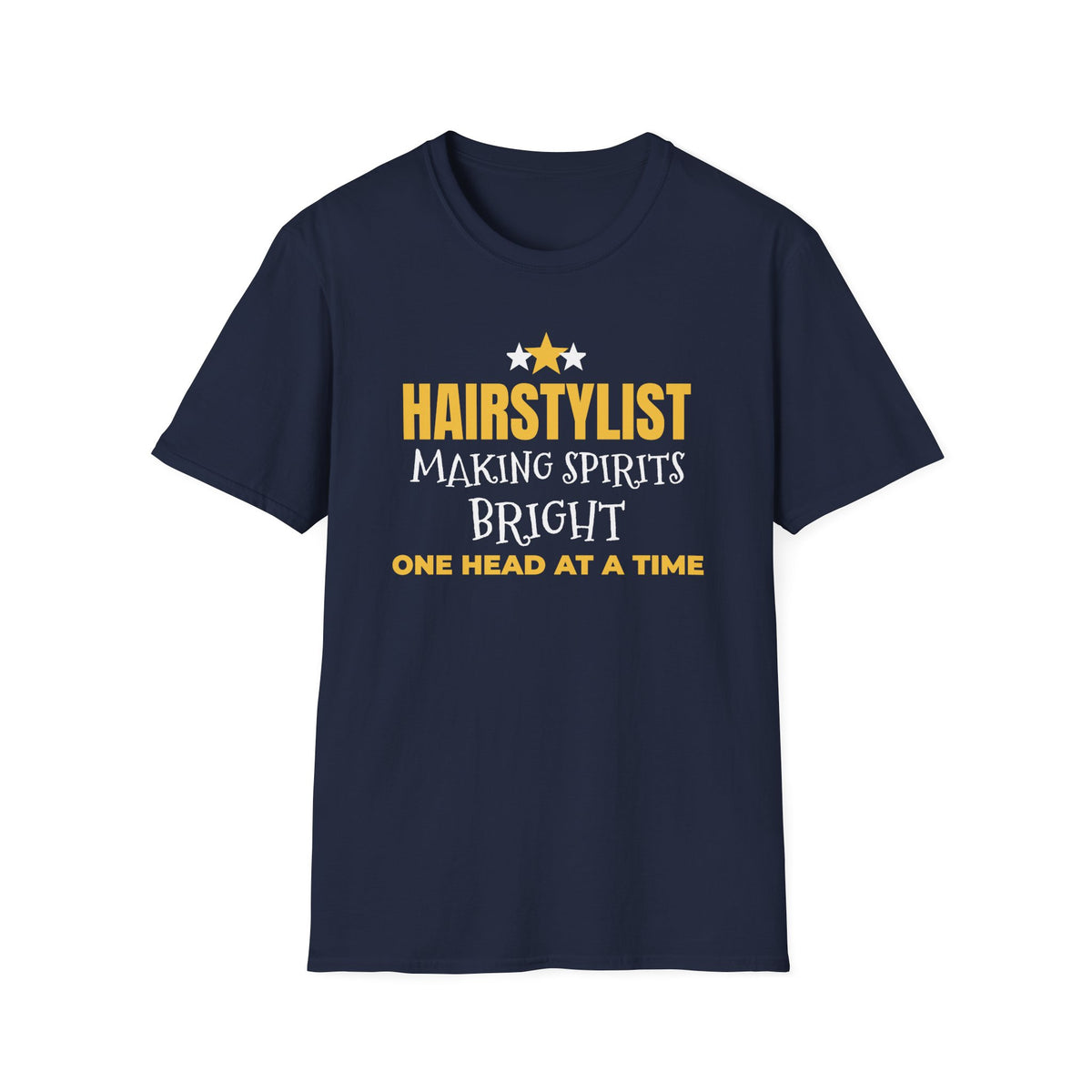 Hairstylist Making Spirits Bright One Head At A Time Christmas T-Shirt Gift – Gifted Porch