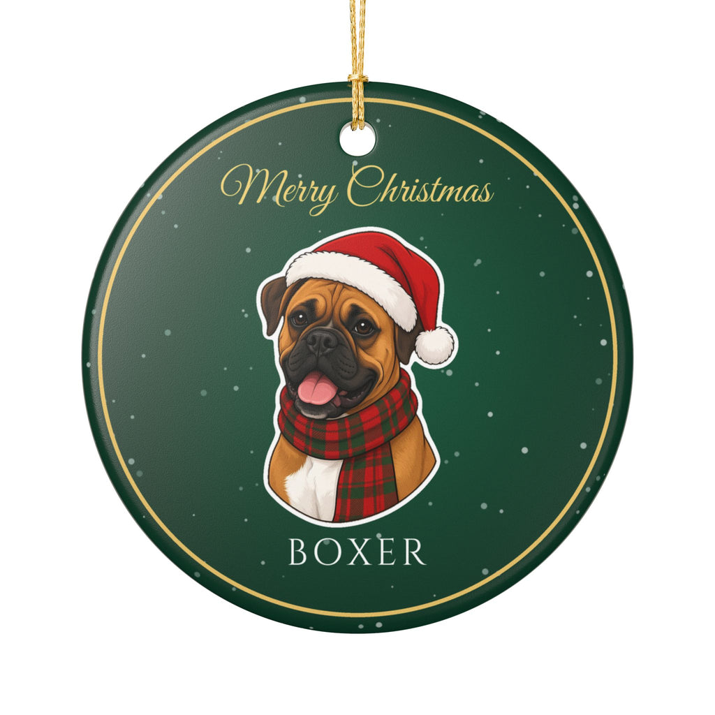 Boxer Dog Christmas Ornament – Gifted Porch, view 2