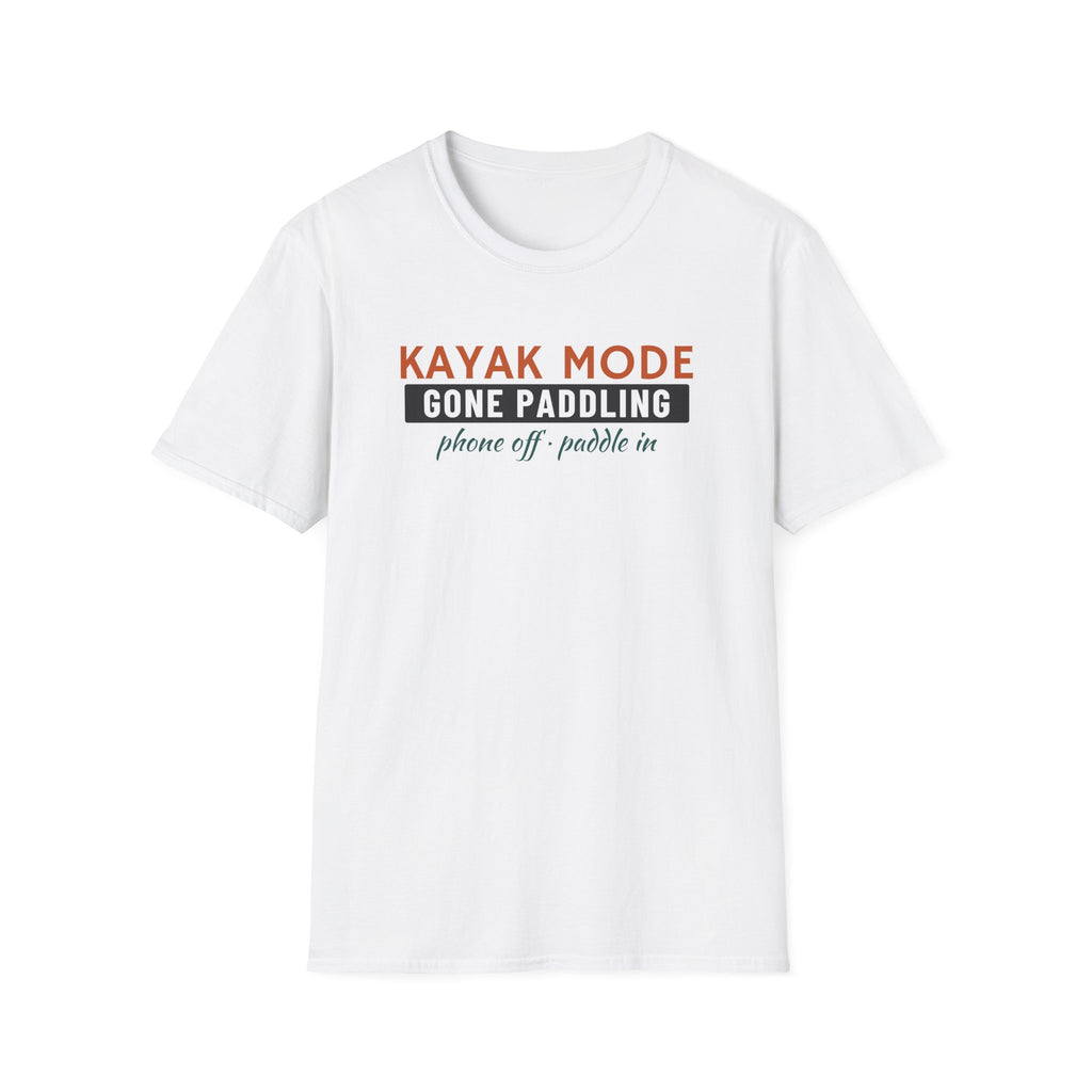 Kayak Mode Gone Paddling Kayaking T-Shirt – Gifted Porch, view 1