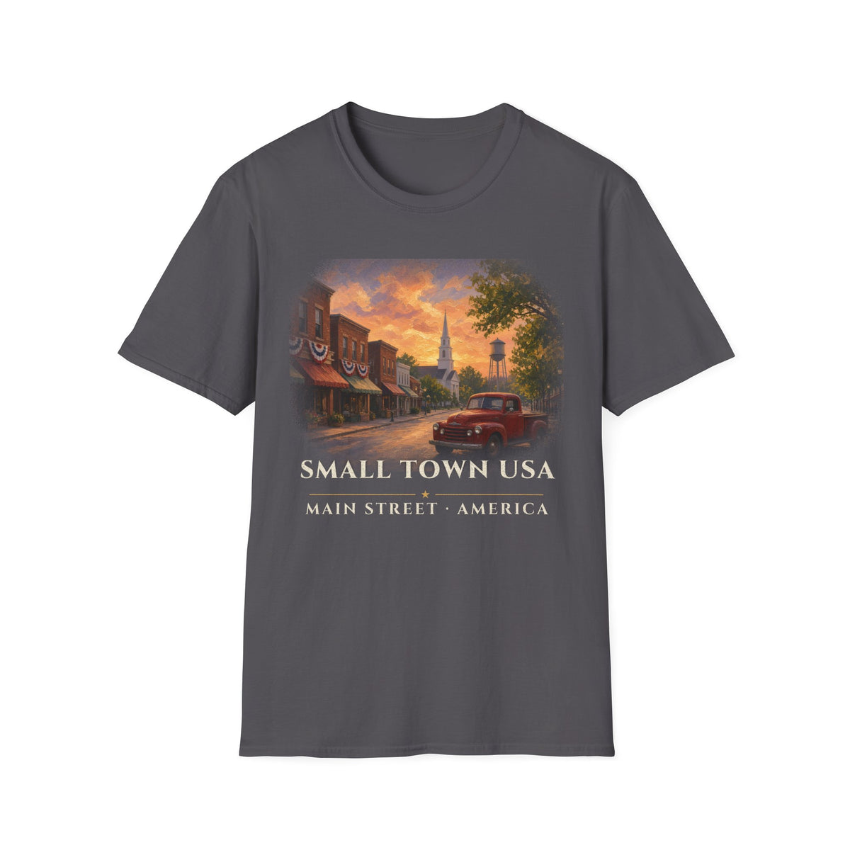 Small Town USA Tee – patriotic gift, photo 2