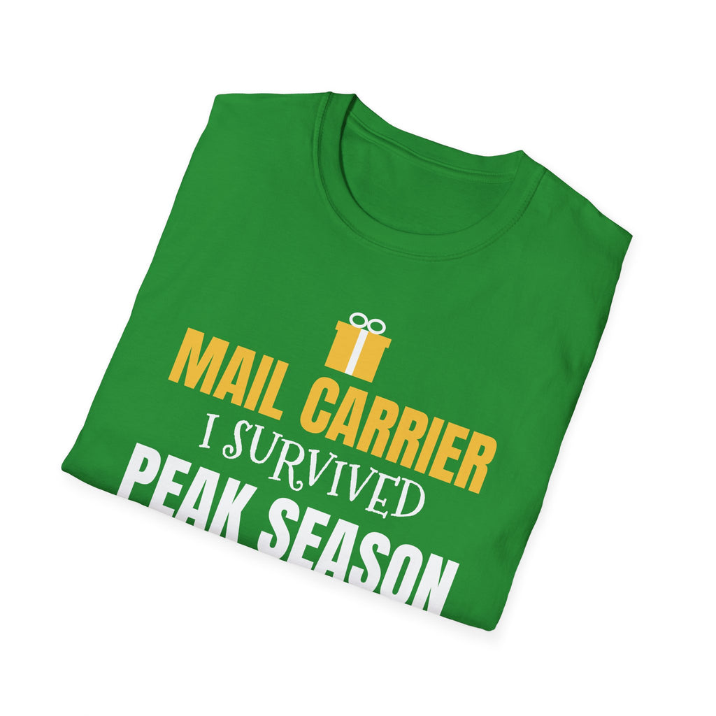 Mail Carrier I Survived Peak Season Funny Christmas T-Shirt Postal Worker Gift – Gifted Porch