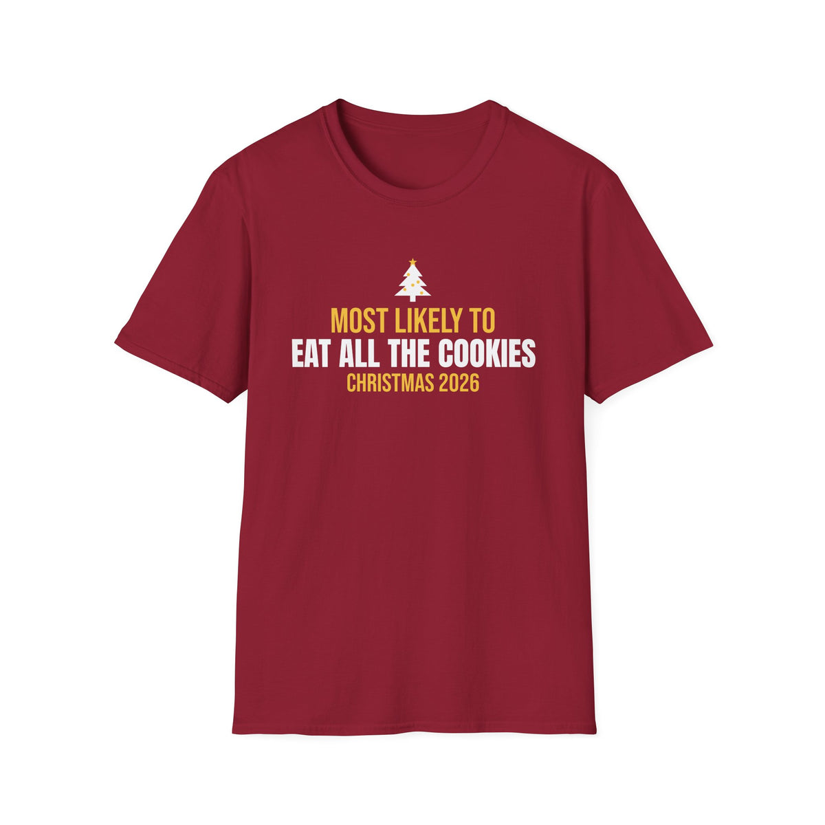 Most Likely To Eat All The Cookies Christmas 2026 Family Matching T-Shirt – Gifted Porch