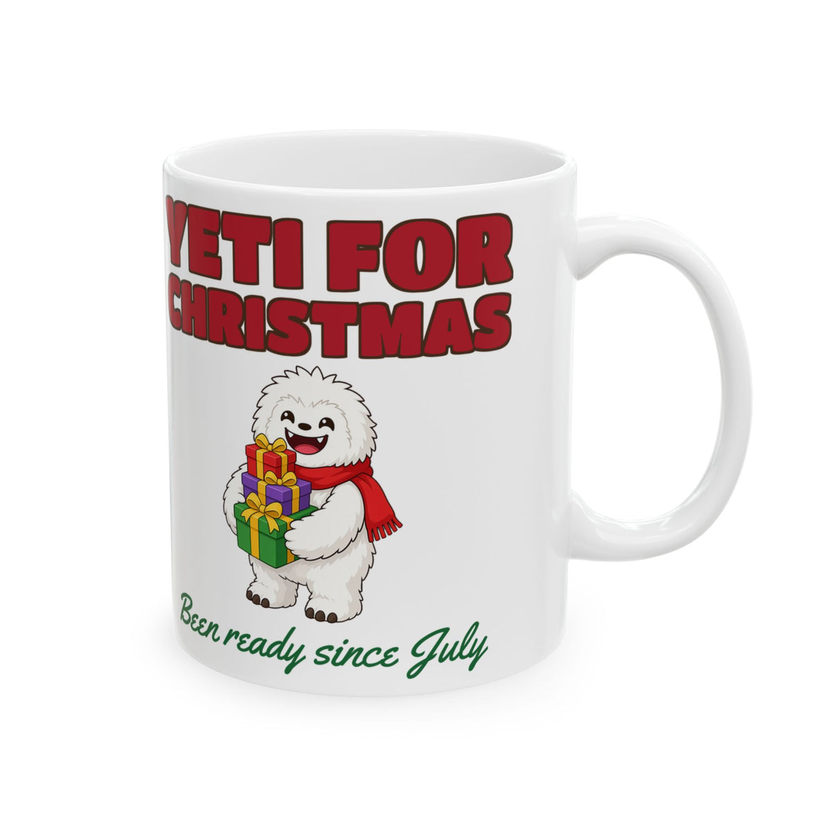 Yeti for Christmas Mug