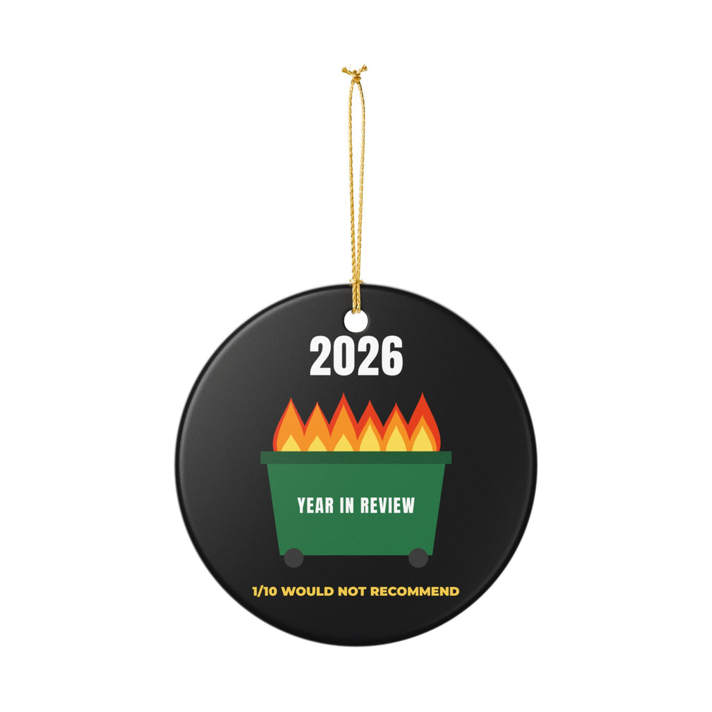 1/10 Would Not Recommend 2026 Funny Christmas Ornament – Gifted Porch, view 7
