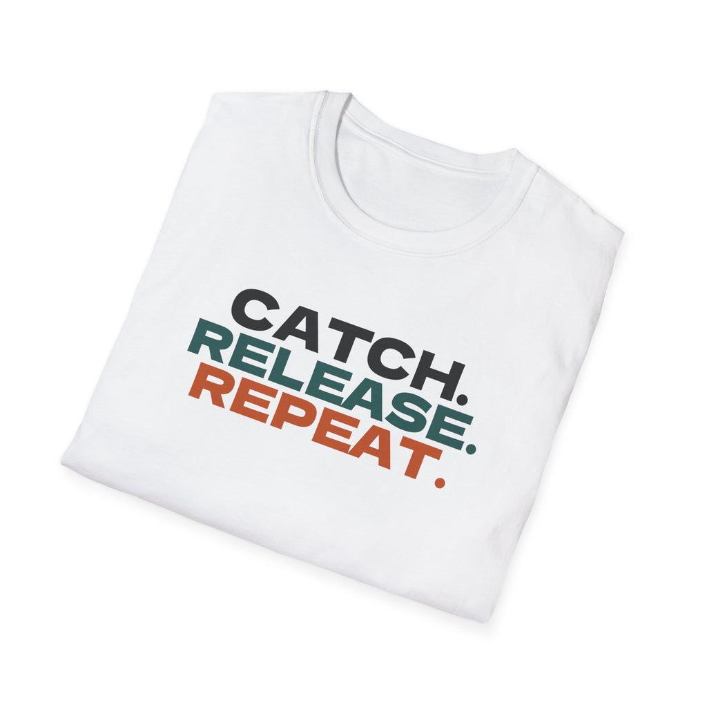 Catch Release Repeat Fishing T-Shirt – Gifted Porch, view 5