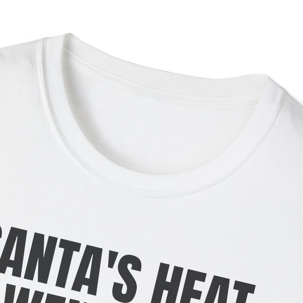 Santa's Heat Went Out Guess Who He Called HVAC T-Shirt – Gifted Porch, view 6