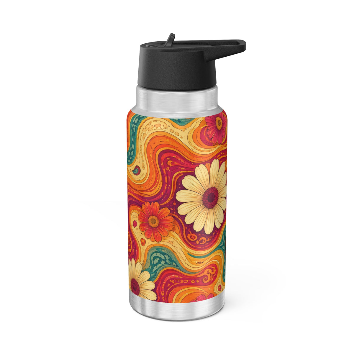 Groovy Flowers 32oz Tumbler