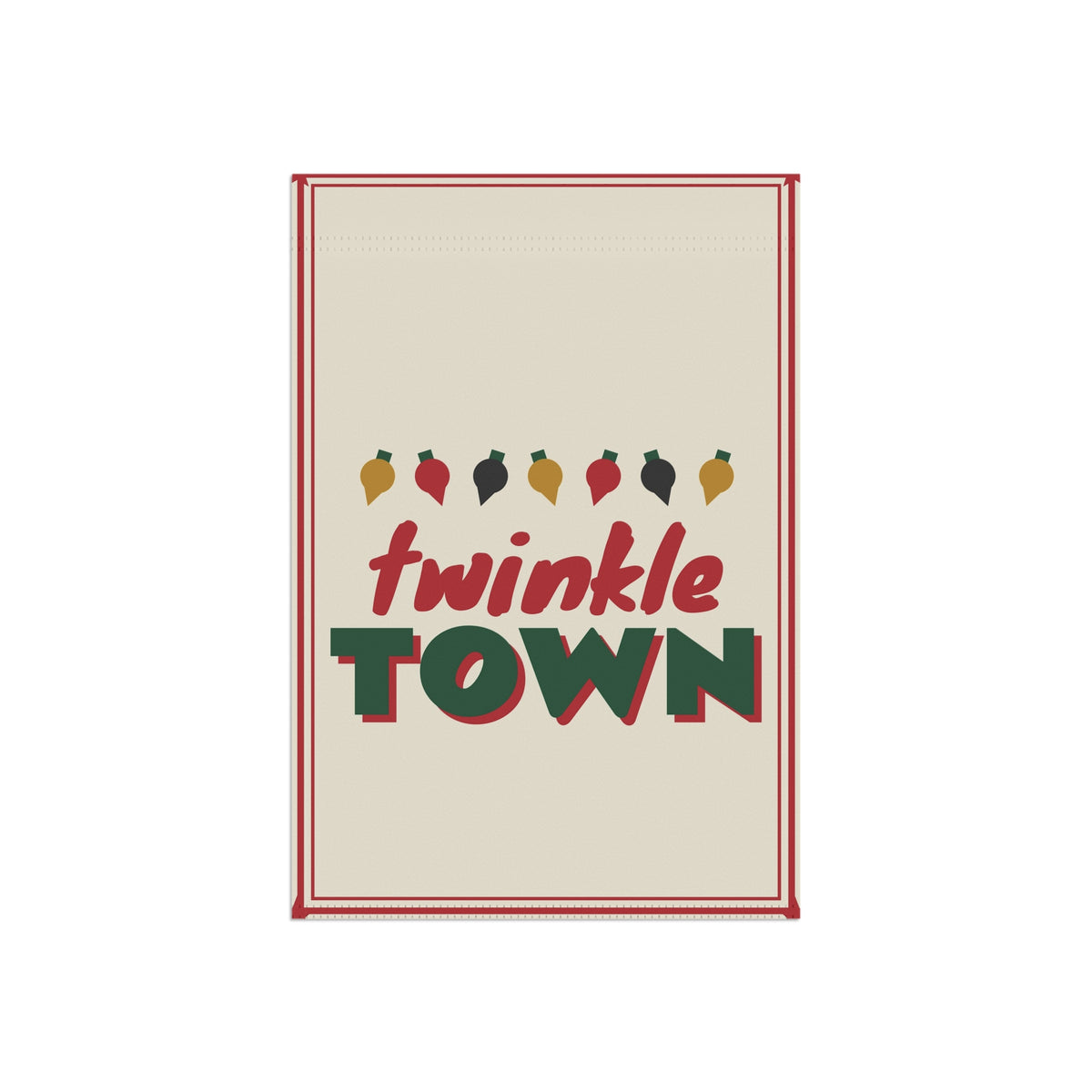 Twinkle Town Garden Flag