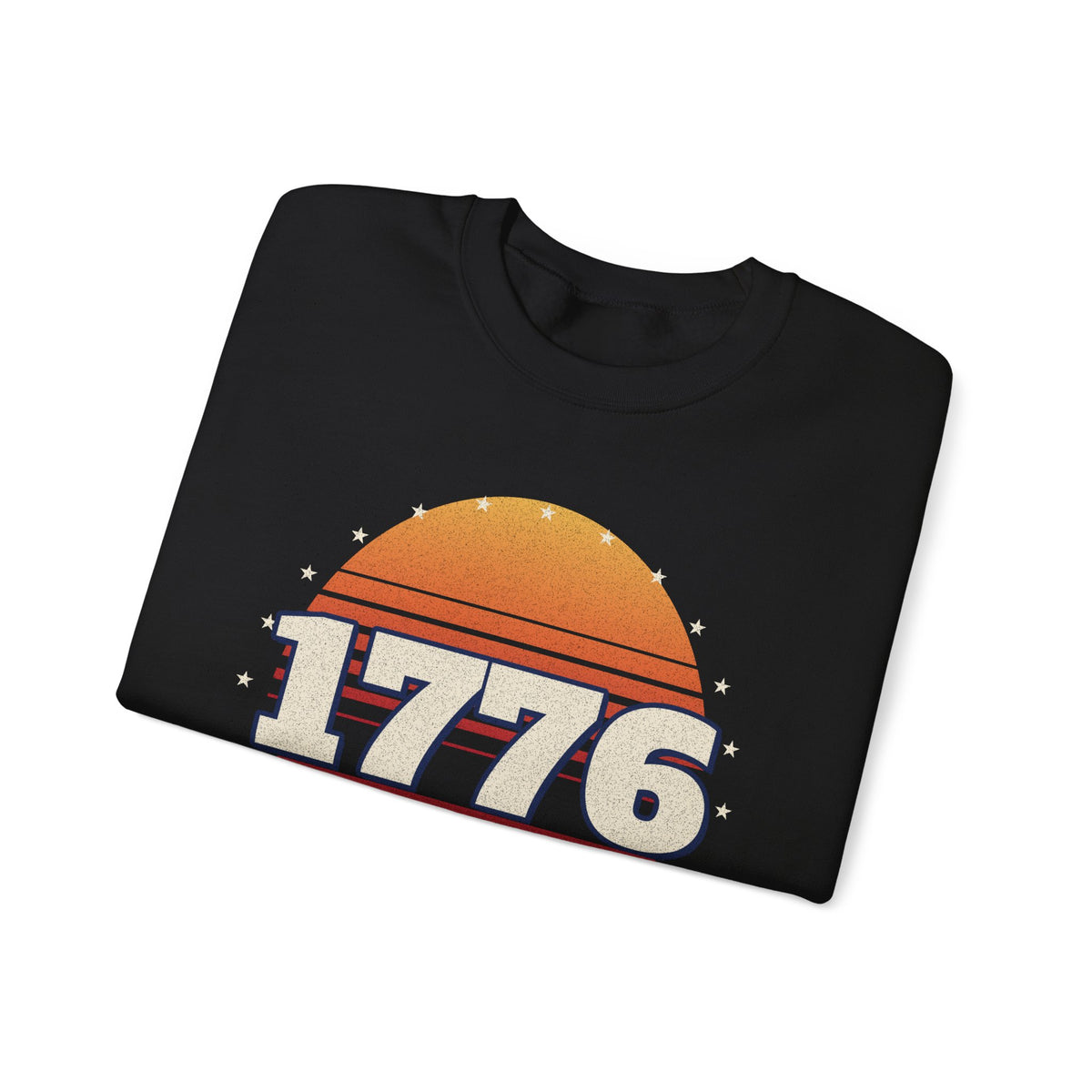 Retro 1776 Sunset Sweatshirt – patriotic gift, photo 5