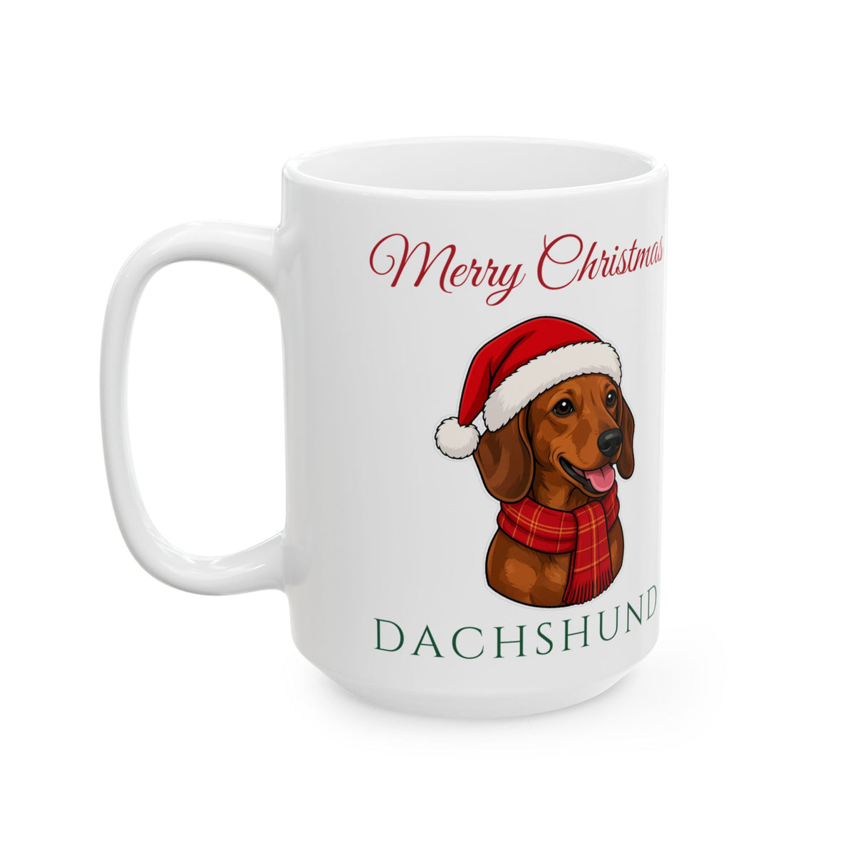 Dachshund Dog Christmas Mug