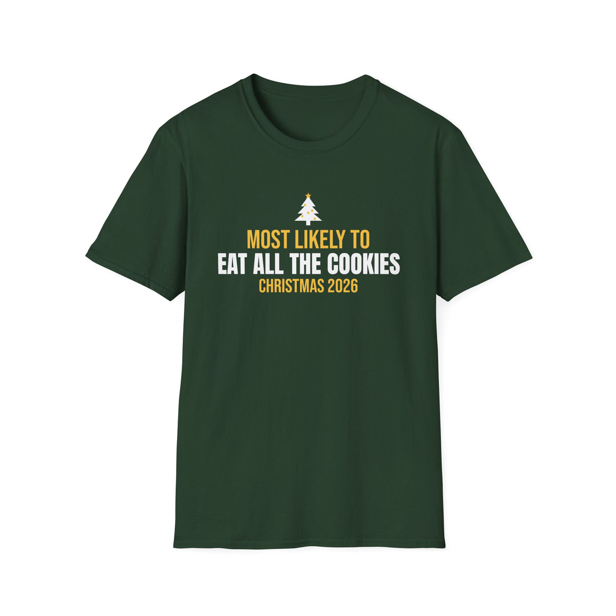 Most Likely To Eat All The Cookies Christmas 2026 Family Matching T-Shirt – Gifted Porch