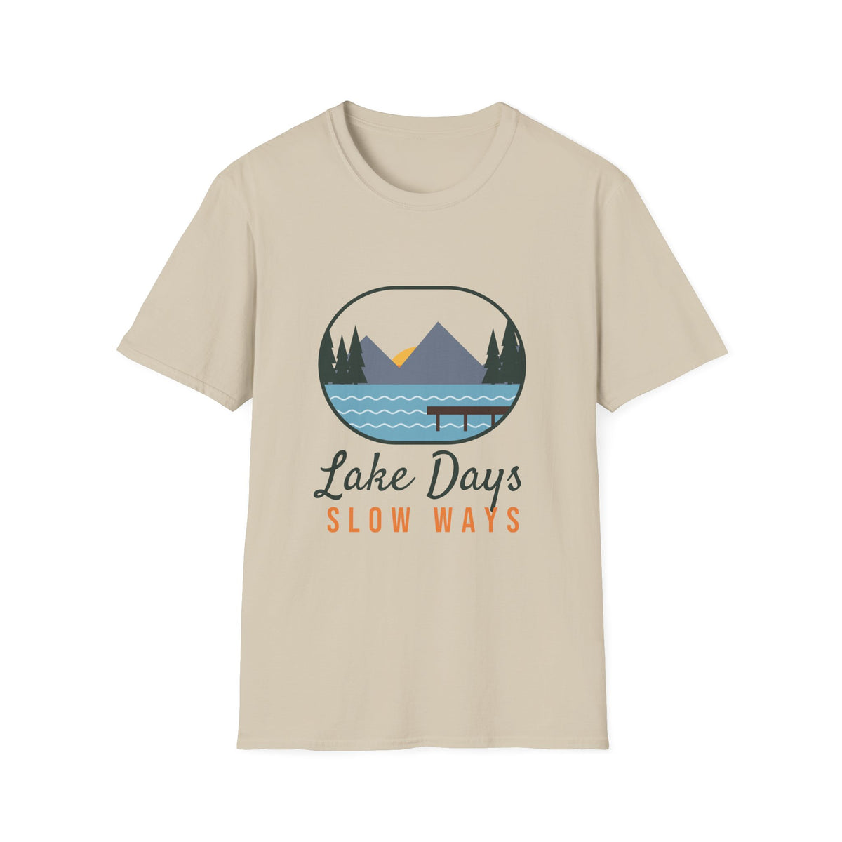 Lake Days Slow Ways Tee
