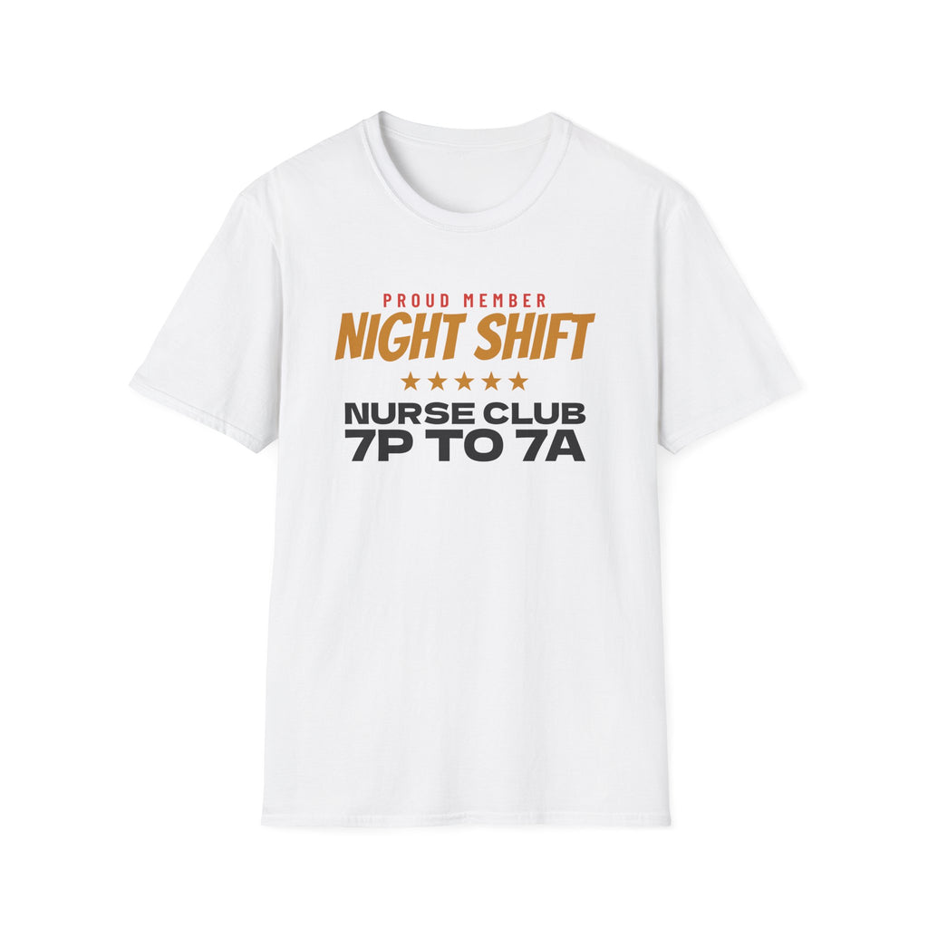 Night Shift Nurse Club Funny Night Shift T-Shirt – Gifted Porch, view 1