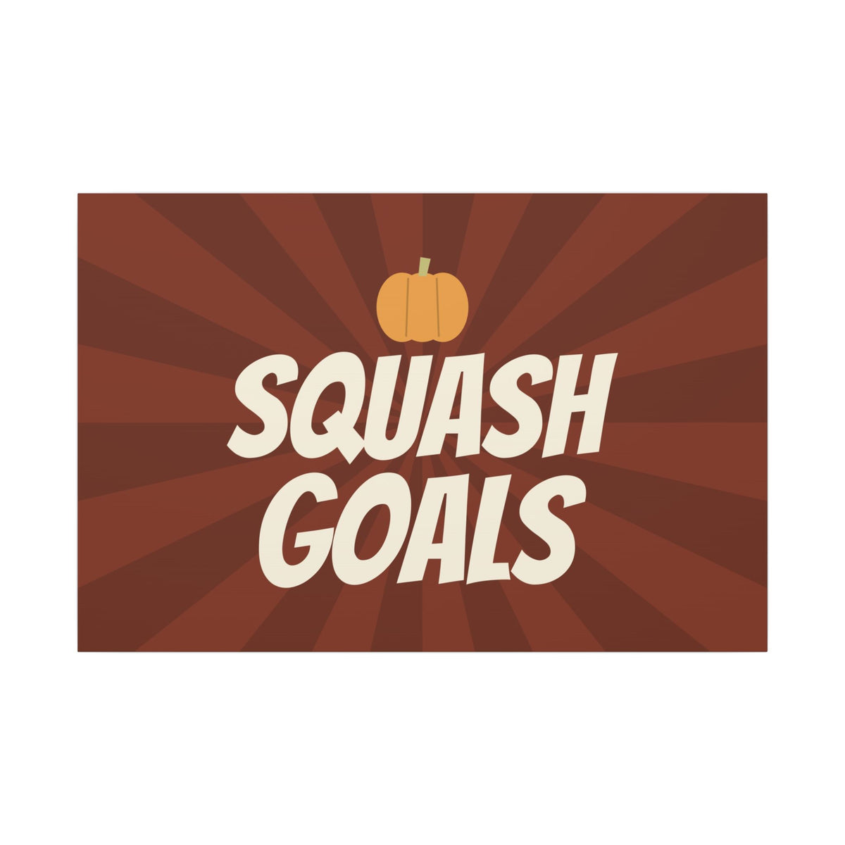 Squash Goals Canvas