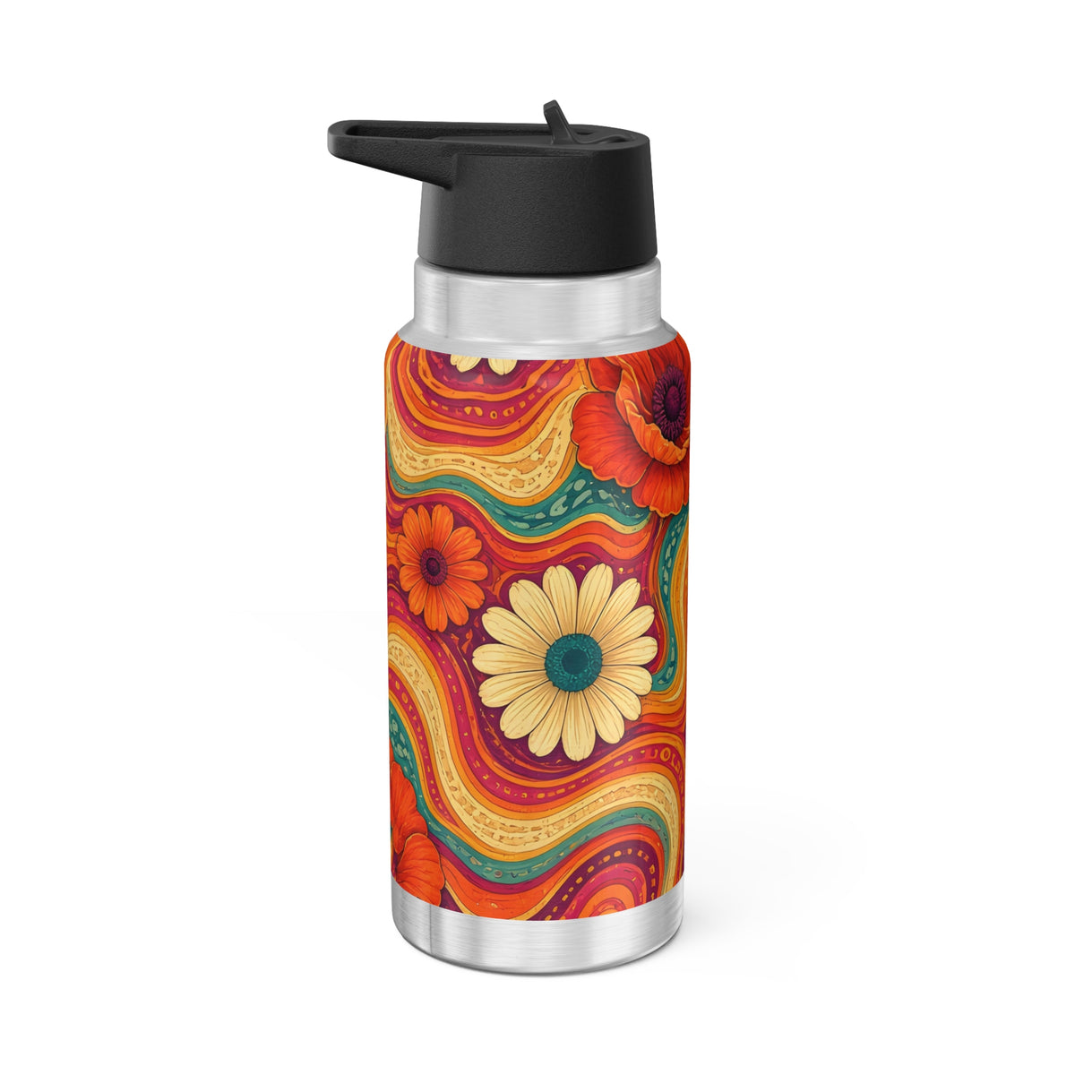 Groovy Flowers 32oz Tumbler