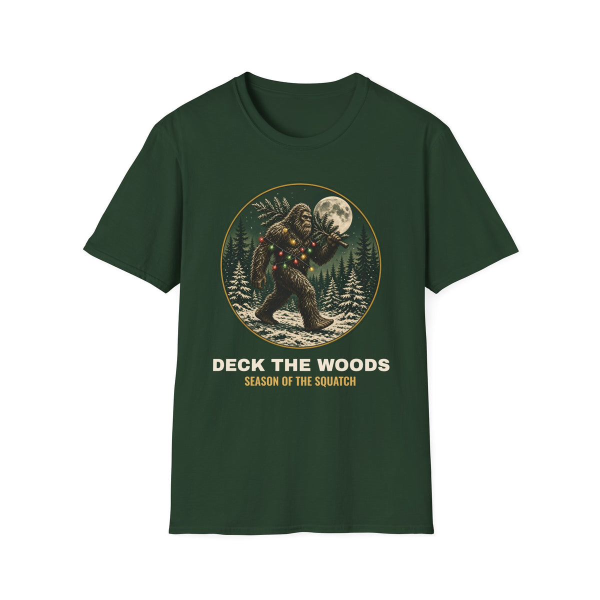 Deck The Woods Sasquatch Tee