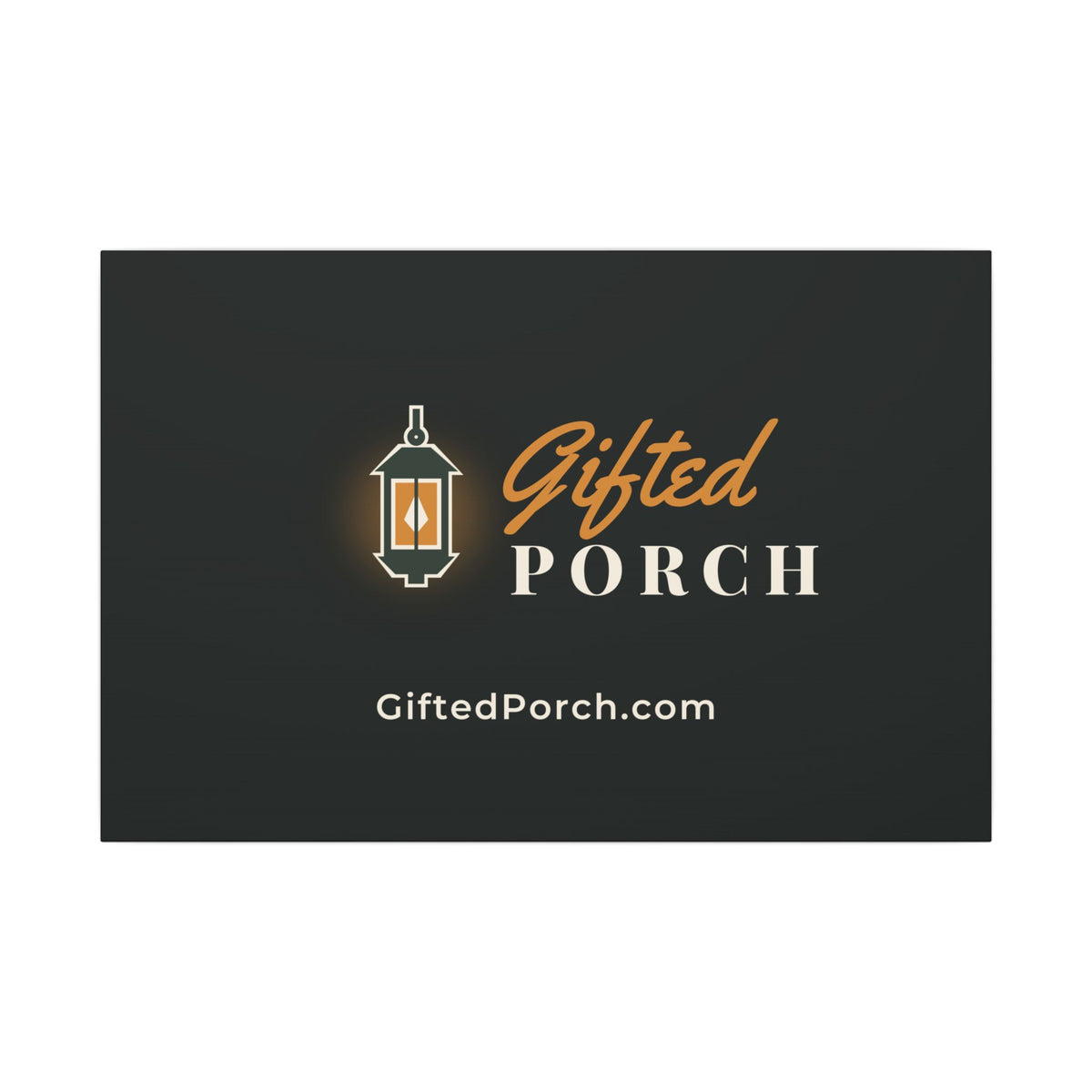 Gifted Porch Canvas Wall Art