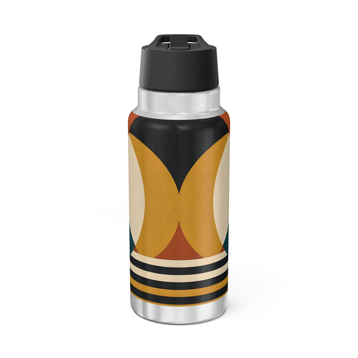 Mid-Century Shapes 32oz tumbler – abstract art insulated tumbler by Gifted Porch