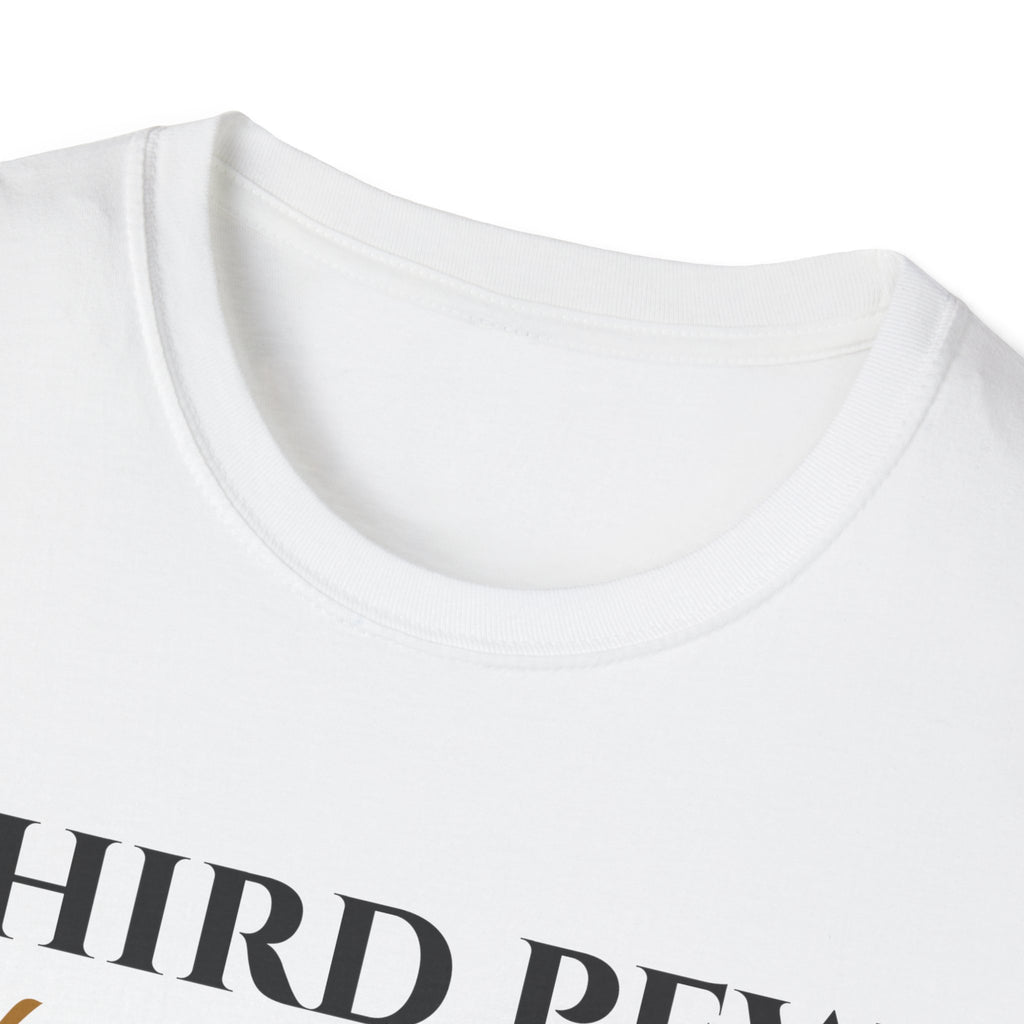 Third Pew From The Left Funny Church T-Shirt – Gifted Porch, view 4