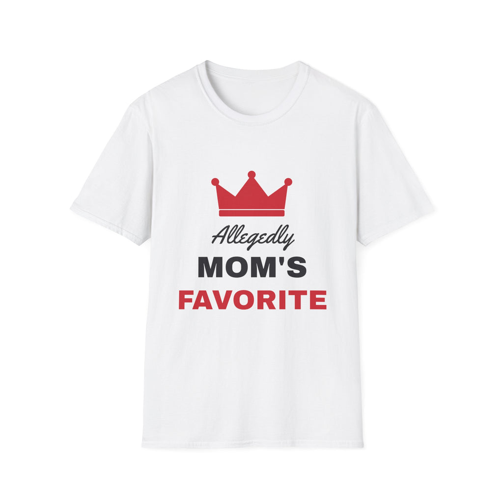 Allegedly Mom's Favorite Funny Sibling T-Shirt – Gifted Porch, view 1