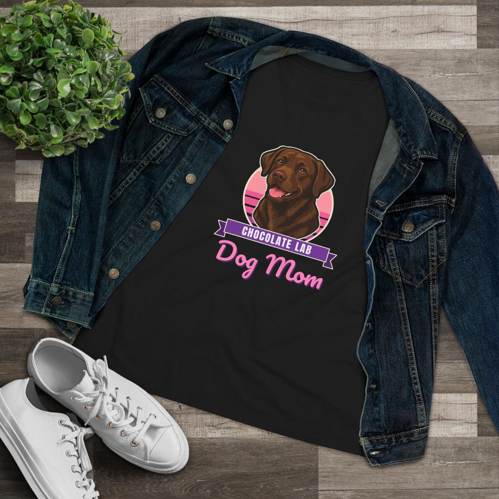 Chocolate Lab Dog Mom Women's Tee