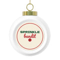 Sprinkle Bandit Glass Ball Ornament