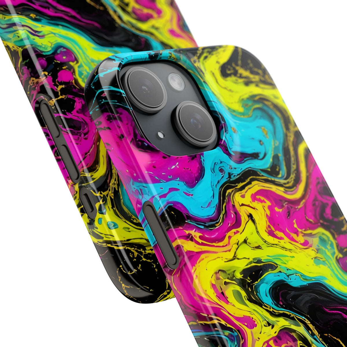Neon Marble Abstract Phone Case
