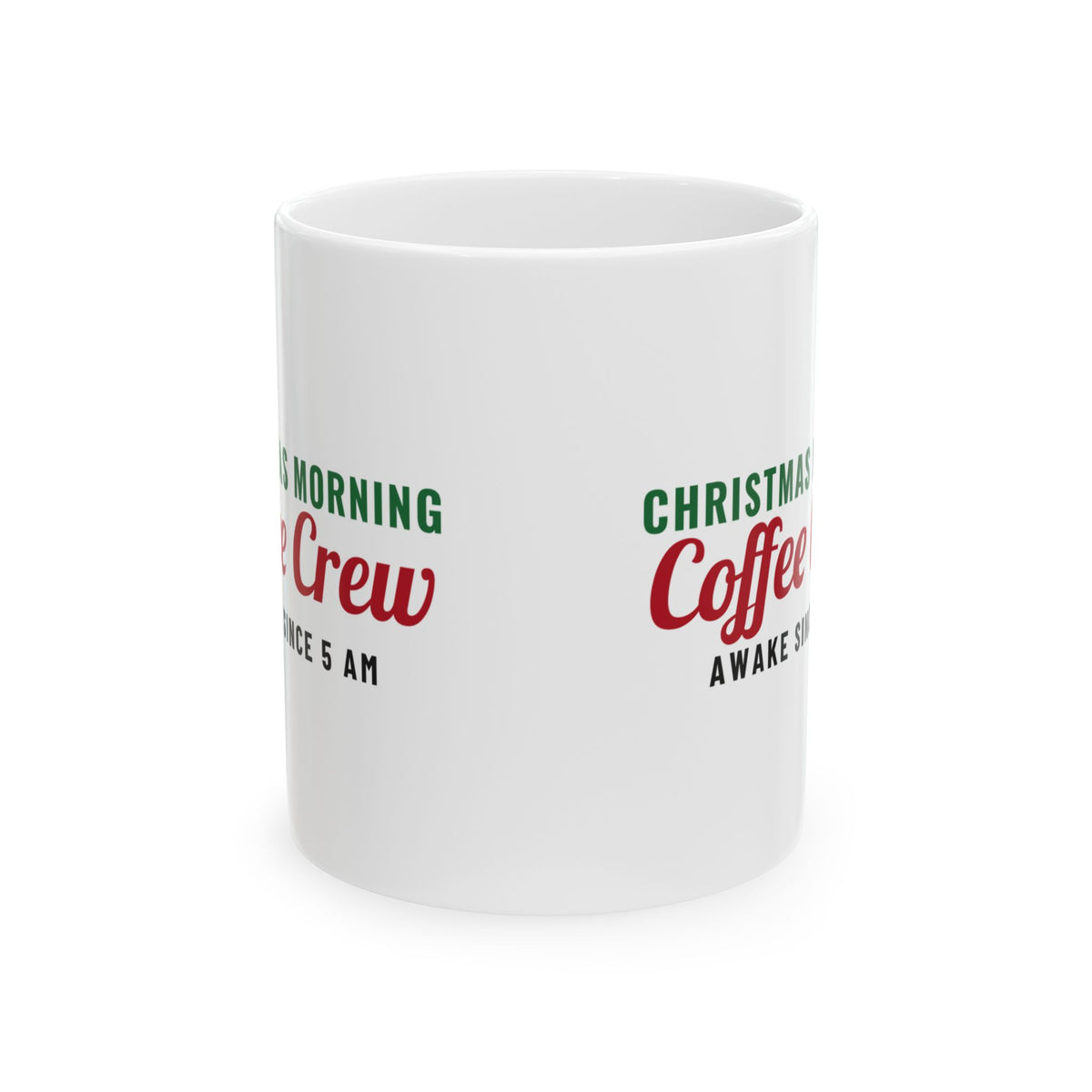 Christmas Morning Coffee Crew Mug Family Christmas Gift – Gifted Porch, view 2