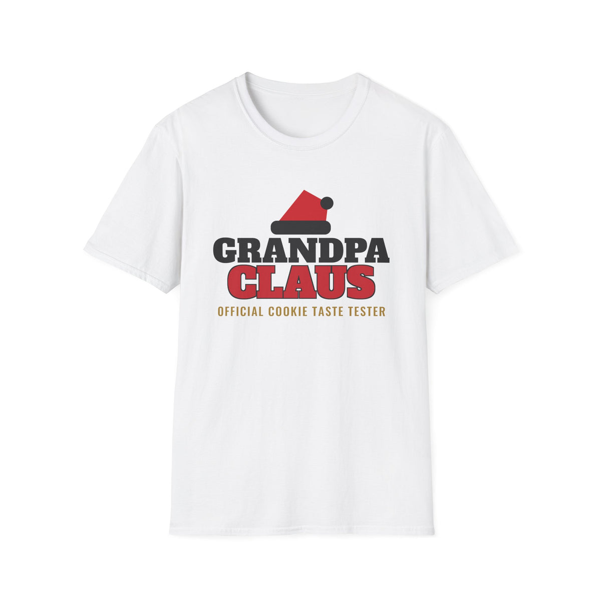 Grandpa Claus Funny Christmas T-Shirt Grandpa Gift Cookie Taste Tester Unisex – Gifted Porch