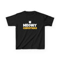 Meowy Christmas Youth Tee – Cat lover gift